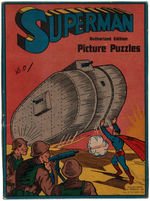 "SUPERMAN PICTURE PUZZLES" SCARCE BOXED SET.