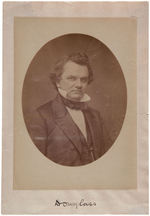 STEPHEN DOUGLAS C. 1858 ALBUMIN PHOTO ON PAPER.