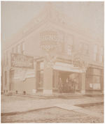 PHOTO OF CANTON, OHIO STORE SPECIALIZING IN “CAMPAIGN DECORATIONS” WITH McKINLEY SHOWN.