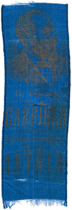 GARFIELD 1880 PORTRAIT RIBBON.
