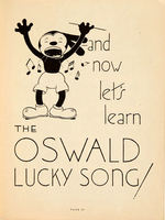 "OSWALD THE LUCKY RABBIT" RARE BOOK.