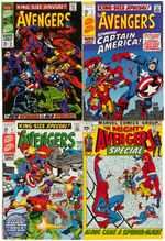 THE AVENGERS COMIC LOT OF TEN KING-SIZE AND GIANT-SIZE ANNUALS.