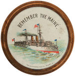 "REMEMBER THE MAINE" PAIR OF RARE ITEMS.