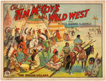 "COL. TIM McCOY'S REAL WILD WEST AND ROUGH RIDERS OF THE WORLD" HALF-SHEET POSTER.