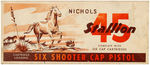 NICHOLS "STALLION 45" BOXED FIRST VERSION CAP GUN.
