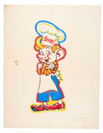 KELLOGG'S "SNAP" CLOTH DOLL ORIGINAL ART PROTOTYPE.