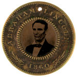 LINCOLN 1860 FERROTYPE DeWITT #101.