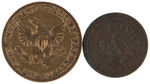 McCLELLAN PAIR OF 1864 MEDALS.