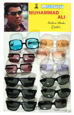 "THE GREATEST/MUHAMMAD ALI" SUNGLASS DISPLAY.