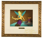 "PETER PAN" PRODUCTION SETUP FEATURING TINKER BELL WITH WALT DISNEY SIGNATURE.