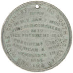 FILLMORE DeWITT 1856-1 SCARCE CAMPAIGN MEDAL.