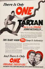 "TARZAN AND HIS MATE" RARE PRESSBOOK ADVERTISING SUPPLEMENT.