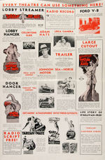 "TARZAN AND HIS MATE" RARE PRESSBOOK ADVERTISING SUPPLEMENT.