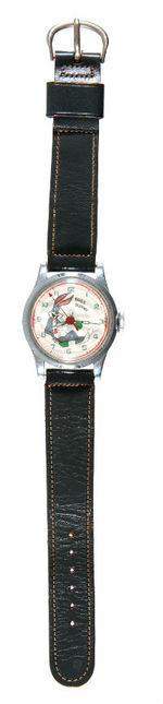 “BUGS BUNNY” WRIST WATCH VARIETY WITH STALKS ON DIAL.