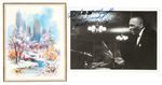 JAZZ DRUMMER COZY COLE AUTOGRAPHED TRIO INC. AUTOGRAPHED PHOTO.