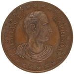 W.H. HARRISON RARE 1860'S RESTRIKE COPPER MEDAL DeWITT #WHH-D.