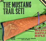 “MARX MUSTANG TRAIL SET” CARDED RIFLE AND PISTOL.