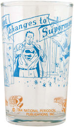 "SUPERMAN" JELLY GLASSES LOT.
