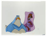 "ROBIN HOOD" MAID MARIAN & LADY KLUCK ANIMATION CEL SETUP.