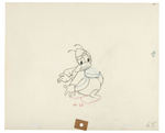 DONALD DUCK ORIGINAL PRODUCTION DRAWING PAIR.