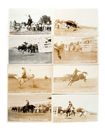 RODEO PHOTO POSTCARD LOT.