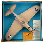 “THIMBLE DROME P-40 FLYING TIGER” GAS POWERED BOXED PLANE.