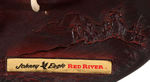 “JOHNNY EAGLE RED RIVER” TOY RIFLE AND CAP PISTOL  DISPLAY.