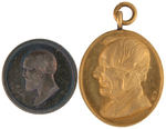 LINCOLN BEAUTIFUL PAIR OF 1865 MEMORIAL MEDALS PLUS LINCOLN/GARFIELD.