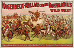 "HAGENBECK-WALLACE CIRCUS & BUFFALO BILL'S WILD WEST" POSTER.