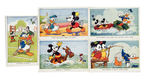 "WALT DISNEY POSTCARD/MICKEY MOUSE SERIES" LOT.