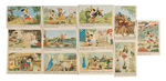 "PINOCCHIO" FRENCH  POSTCARD SET.