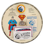 SUPERMAN "SUPERMEN OF AMERICA RING COLLECTION" LIMITED EDITION REPRODUCTION RING SET.