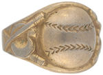 BABE RUTH 1935 AND 1950 PAIR OF CEREAL PREMIUM RINGS.