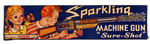 "SPARKLING MACHINE GUN" BOXED SPACE RIFLE.