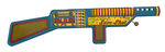 "SPARKLING MACHINE GUN" BOXED SPACE RIFLE.