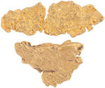 AUSTRALIAN GOLD NUGGET PAIR - 13.34 GRAMS.