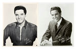 ELVIS PRESLEY AND COL. TOM PARKER SEVEN PIECE EPHEMERA LOT.