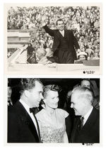 DICK NIXON AND OTHERS SIGNED 1953 INAUGURAL PROGRAM & MANY RELATED PIECES.