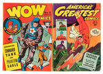 "WOW COMICS/AMERICA'S GREATEST COMICS" COMIC BOOK PAIR.