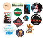 ARNOLD SCHWARZENEGGER MOVIE BUTTON LOT.