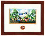 "A DISNEY FAMILY REUNION/BOYS AGAINST THE GIRL" LIMITED EDITION FRAMED PIN SET.