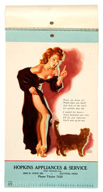 EARL MORAN "NURSERY NIFTIES" PIN-UP CALENDAR.