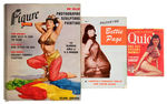 BETTIE PAGE MAGAZINE TRIO.