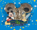 "WALT DISNEY WORLD MAGICAL MILESTONES" 35TH ANNIVERSARY LIMITED EDITION  GIANT FRAMED PIN SET.