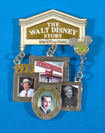 "WALT DISNEY WORLD MAGICAL MILESTONES" 35TH ANNIVERSARY LIMITED EDITION  GIANT FRAMED PIN SET.