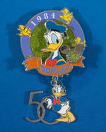 "WALT DISNEY WORLD MAGICAL MILESTONES" 35TH ANNIVERSARY LIMITED EDITION  GIANT FRAMED PIN SET.