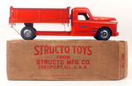 "STRUCTO TOYS" BOXED DUMP TRUCK.