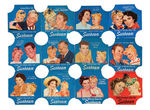 "SUNBEAM" MOVIE STAR BREAD END LABELS.