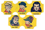 COMIC STRIP CHARACTERS BREAD END LABELS.