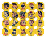 COMIC STRIP CHARACTERS BREAD END LABELS.